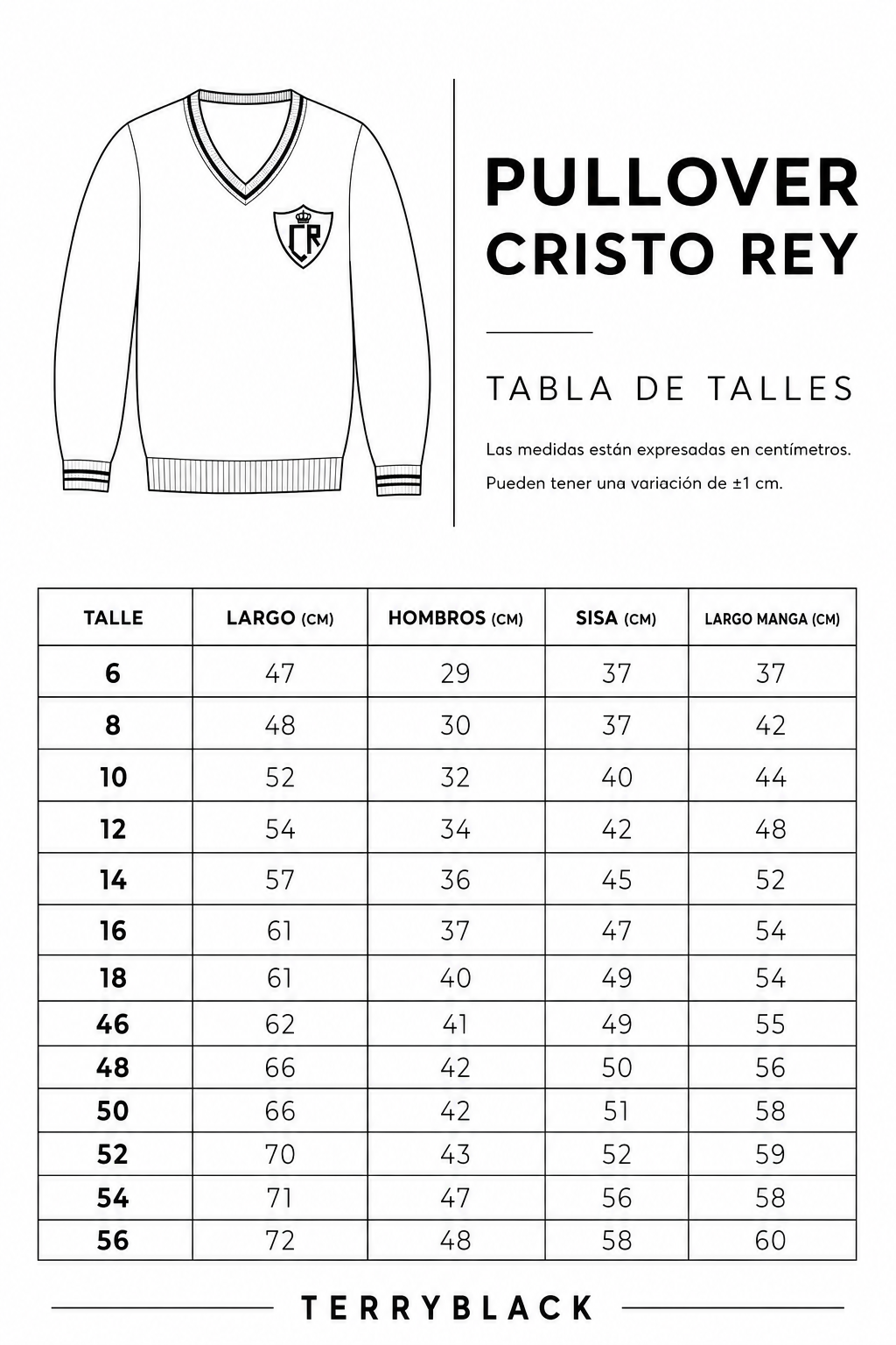 pullover gala cristo rey
